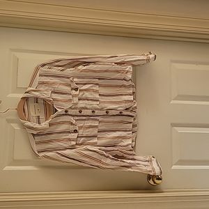 Aeropostale Crop Button Up Shirt